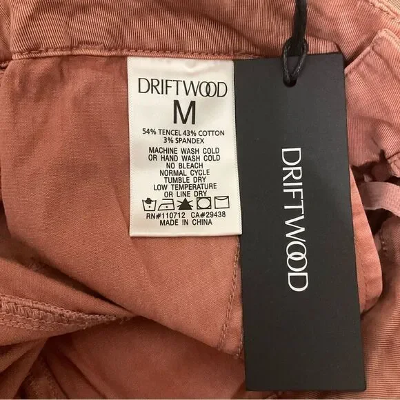 Driftwood Embroidered Pants size M NWT - Picture 3 of 4